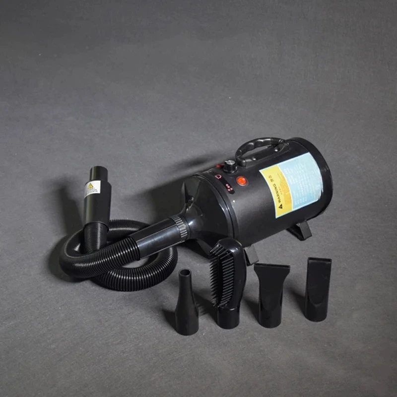 Customizable 2200W Pet Grooming Dryer 8 Speed Dog Hair Dryer Cat Shower Dryer 1841 High Power Professional Pet Care Accessory