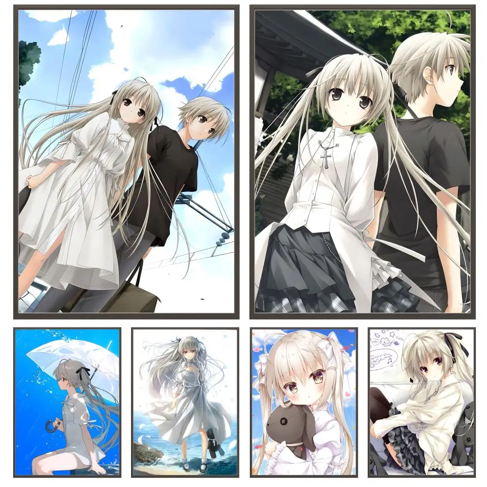 Anime Kasugano Sora Poster, vielseitige HD-wasserdichte Wandkunst, selbstklebende Dekoration für jeden Raum, ideales Geschenk