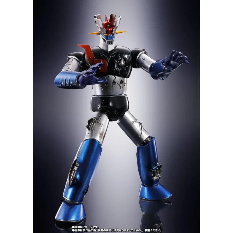 오리지널 반다이 재고 있음 SOUL OF CHOGOKIN GX-105D Mazinger Z -KAKUMEI SHINKA- DAMAGE VERSION 애니메이션 액션 피규어 장난감 모델 키드
