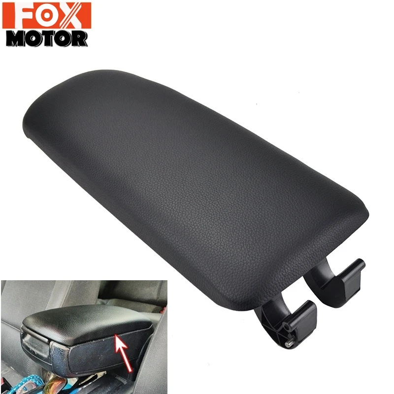 For Seat Exeo Center Console Cover Center Clip Catch PU Leather Arm Rest Cap Auto Accessories Car Armrest Latch Lid