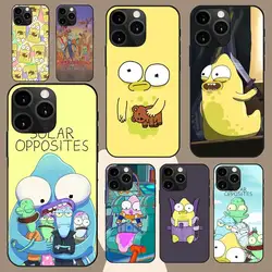 Cartoon Solar Opposites Phone Case For iPhone 11 12  13 14 Mini 6 7 8 PRO XS MAX X XR plus Shell