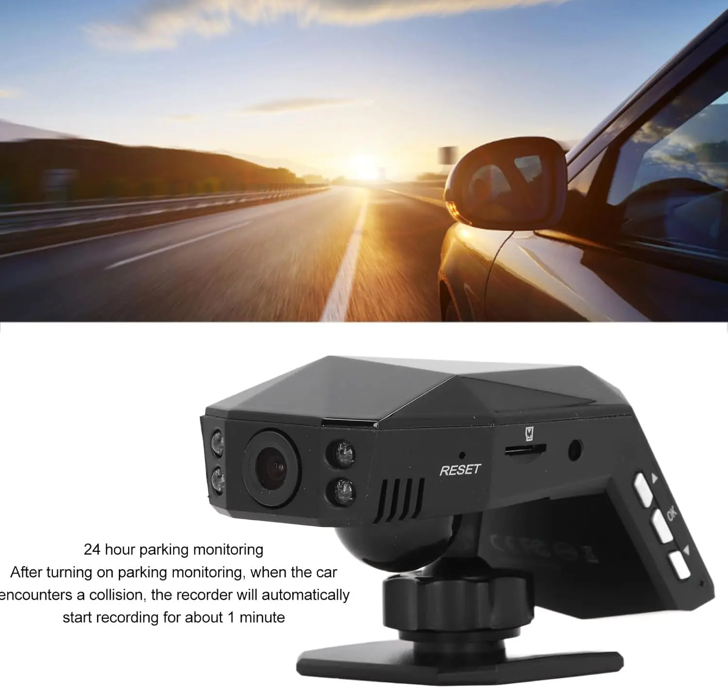 Front Rear Dash Cam, 10MP HD Night Vision, Digital Video Recorder for Car