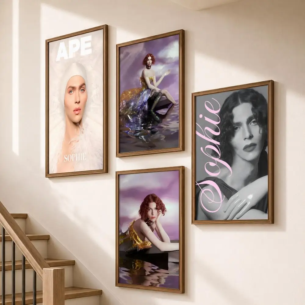 Art Sophie Soft Dream Portrait Design Poster HD Self Adhesive Wall Decor for Bedroom Dorm Room Office Gaming Room Gift