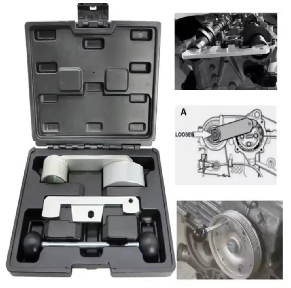 

Для Porsche 911 Boxster Cayman M96 M97 набор инструментов для блокировки распределительного вала двигателя для ремонта и обслуживания автомобилей