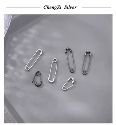Wholesale Punk Pin Earrings for Women Man Unique Design Paperclip Safety Steel Stud Fashion Earrings Piercing Jewelry