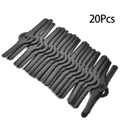 Cuchillas de plástico de 20 piezas para cortacésped eléctrico, herramienta de desbrozadora inalámbrica, repuesto para herramienta de jardín