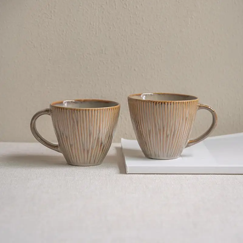 

Ceramic Coffee Mug Ceramic Latte Coffee Mugs Large Capacity 340ml Kitchen Utensils For Cappuccino Soup Latte