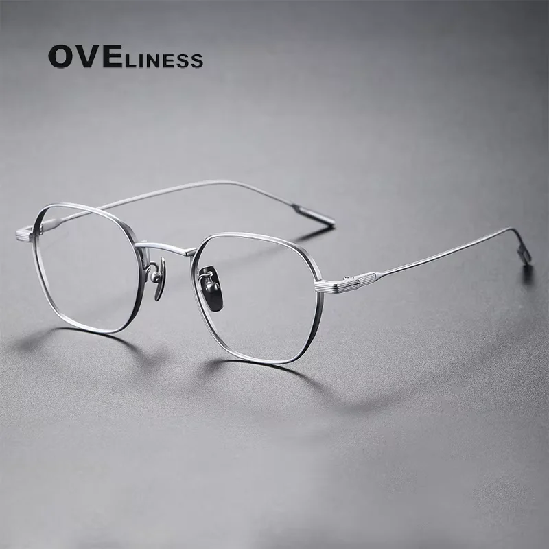 

Pure Titanium Glasses Frame Men 2025 Eye Glasses for Women Square Eyeglasses Frame Eyewear spectacles