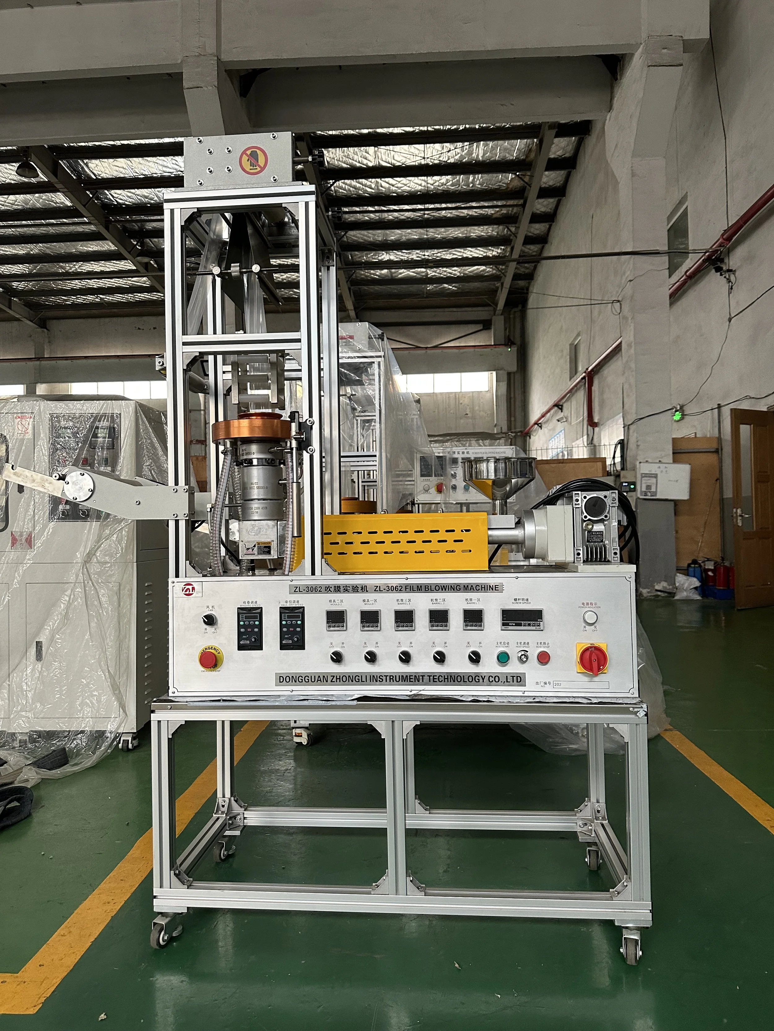 High Speed Mini Abc 3 Layer Multi-Layer Extrusion Film Blowing Machinery For Plastic