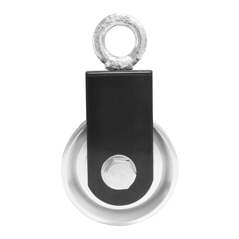 Robusto cavo fitness Puleggia in alluminio Sistema puleggia Ruota fissaggio fai-da-te Drosphip