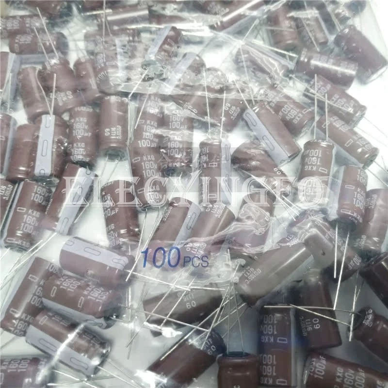 Nippon Chemi-con NCC 160V100UF KXG 12.5X25 EKXG161ELL101MK25S Aluminum Electrolytic Capacitor Long Life 100uF 160V