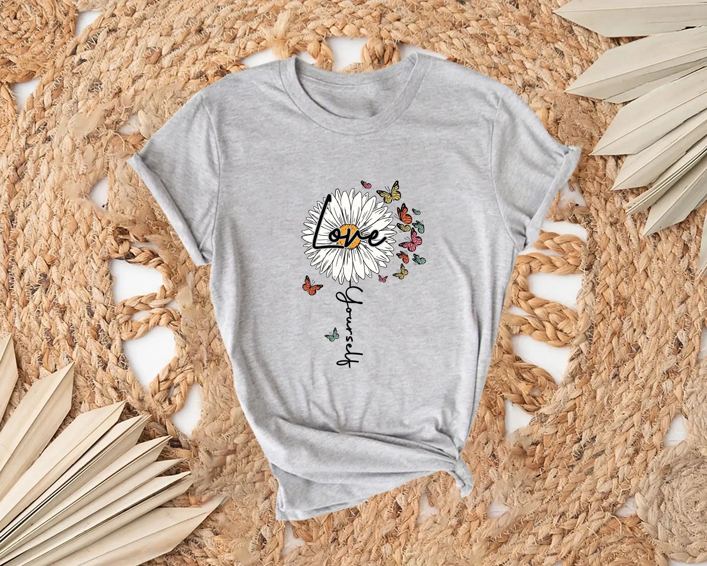 

Love Yourself T Shirt Mental Health Inspirational Positive Qouted Motivational Awareness
