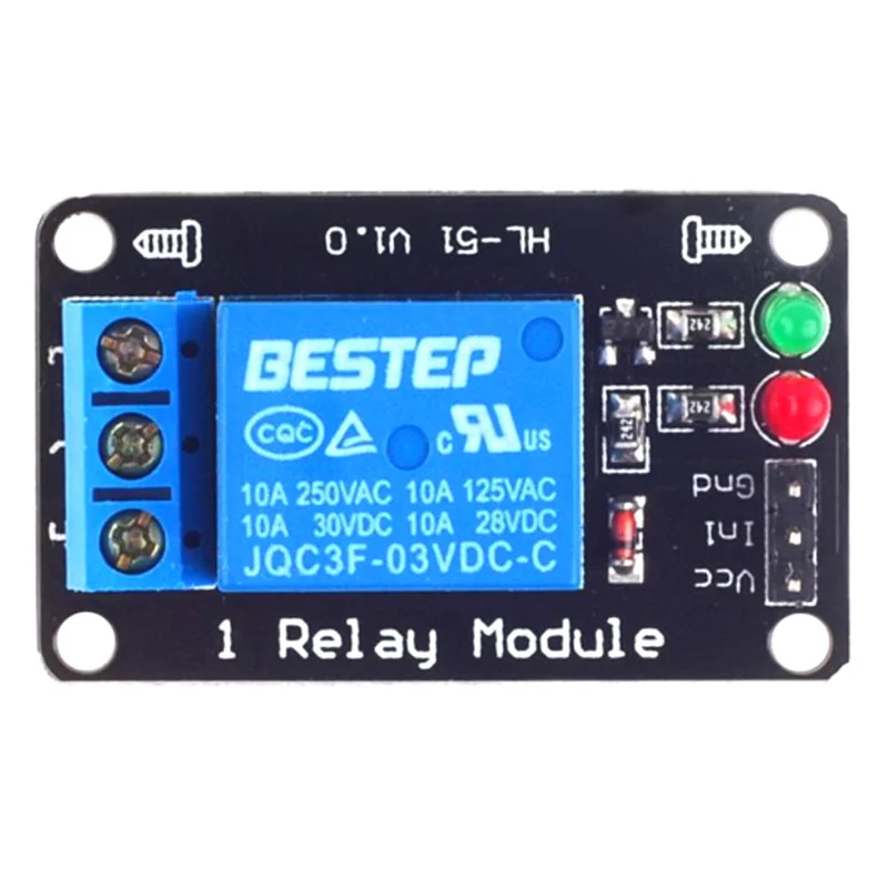 1PC 1 Channel 3V Relay Module Board 3.3V Low Level Shooting With Lamp