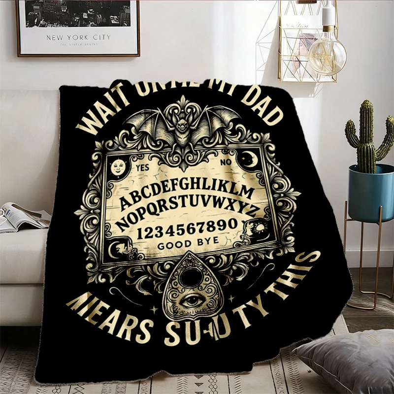 Wait Until My Dad Hears about This Comfort Flannel Blanket, Dark Humor Dad Memorial Flannel Throw