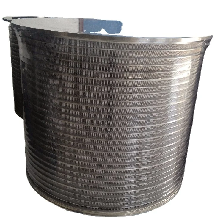 304 316 Stainless Steel Johnson Wedge Wire Screen Mesh Water Pond Sieve Filter