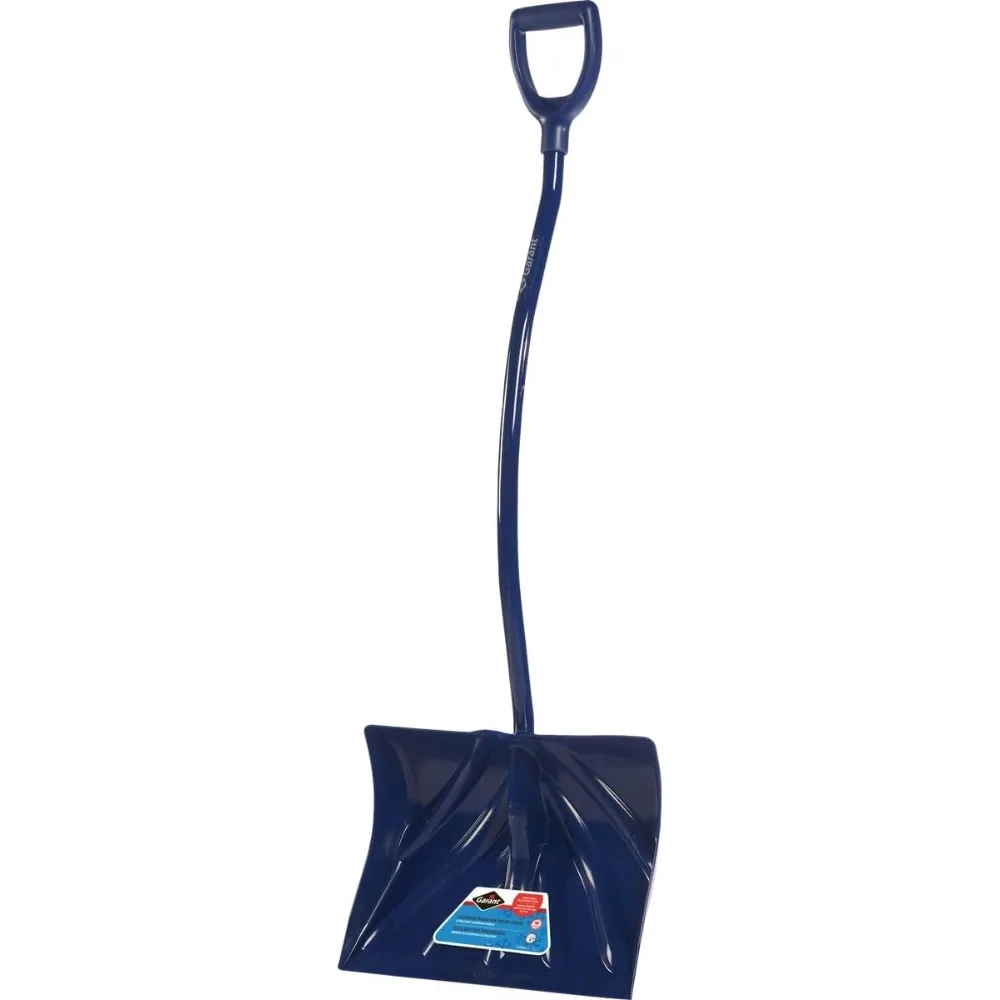

Ergonomic Snow Shovel 18 Inch Lightweight Aluminum Curved Handle Winter Tool