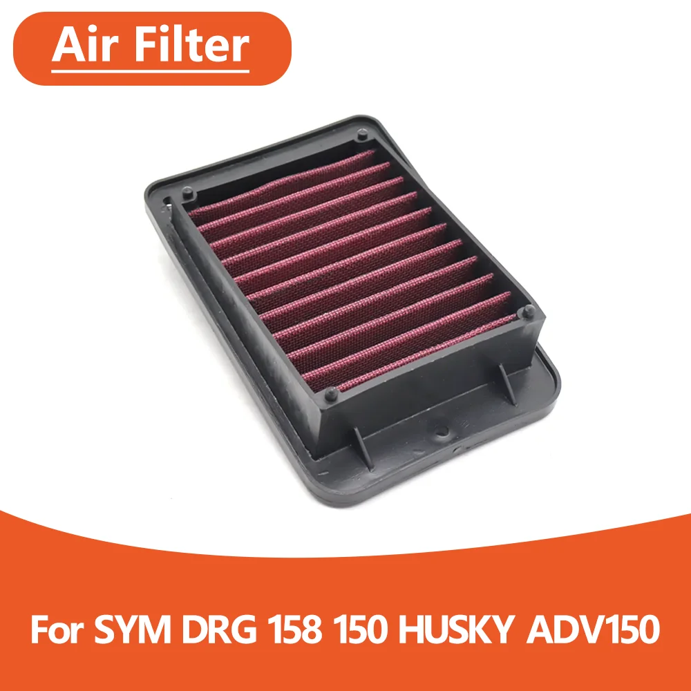 

Motorcycle Accessories Parts Air Filter Intake Cleaner System Parts Elements For SYM HUSKY ADV 150 ADV150 DRG150 DRG 158 150