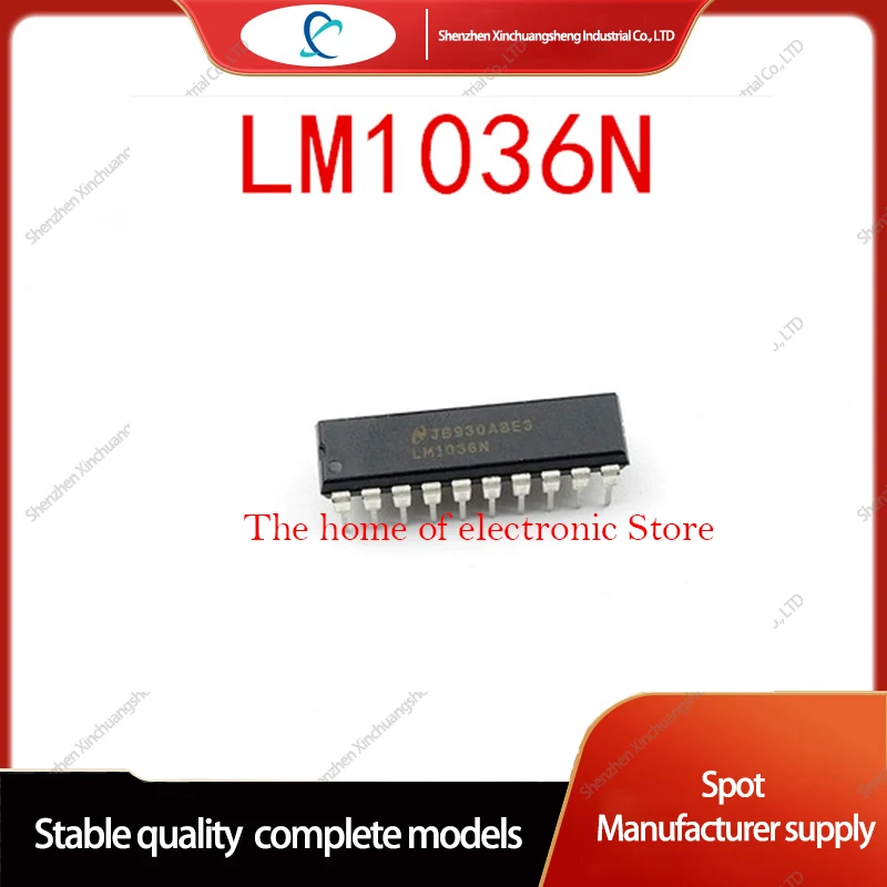 

2PCS LM1036N Direct Insertion Dual Channel DC Control Volume Balance Circuit Audio Audio Tone Processor 2 Channel 20-PDIP