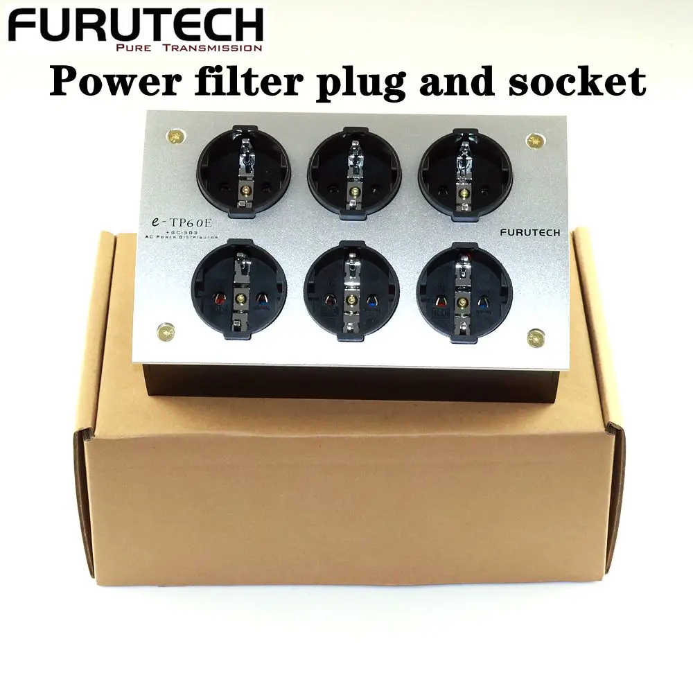   -furutech-e-tp60e-multipresa-eu-a-6-prese-schuko-placcata-in-rodio-con-filtro-hifi-audiophile-per-purificazione-dell'energia