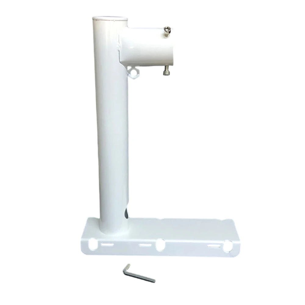For Outdoor Camera Mount Bracket 35cm Metal Stent with Extended Arm for Cement Pillar Pole Wall Mounting Durability