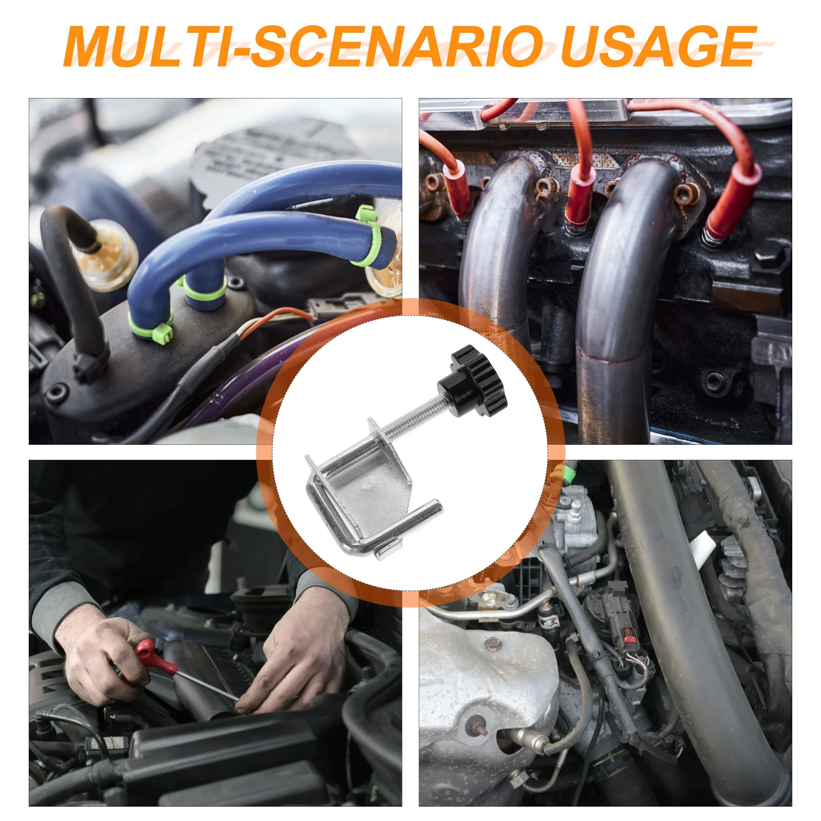 

4Pcs Mini Clamps Durable Metal Construction for Secure Sealing of Fuel and Water Lines Fuel Line Water Hose Clamp