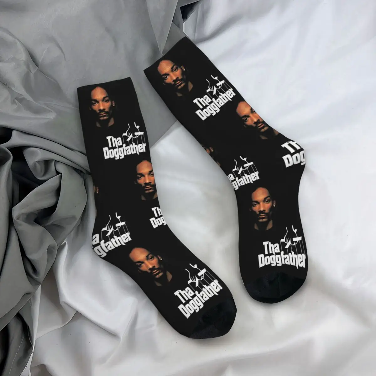 Cozy Male Socks Snoop Dogg Tha Doggfather Stuff Warm Hip Hop Sport Sock Spring Autumn Winter Gift Idea