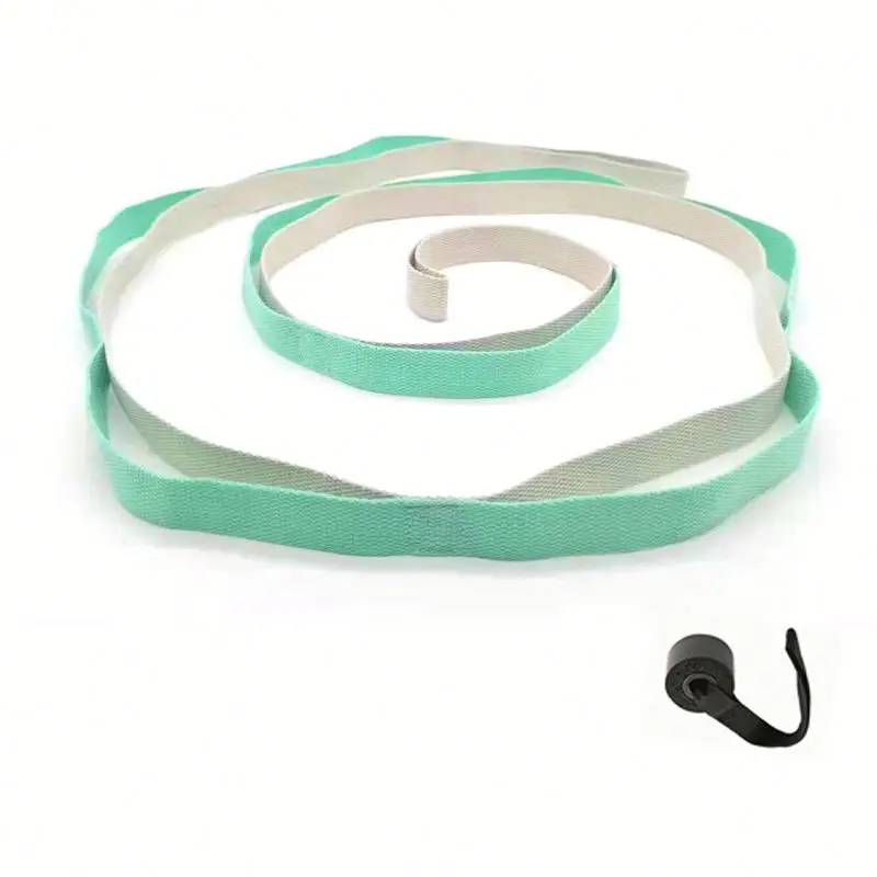Cinto de escalada aéreo yoga extensão corda margarida corrente perna yoga estiramento cintas