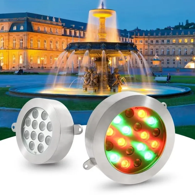 

12V 24V Wall Mounted Small Size Rgb Led Underwater Swimming Pool Fountain Lights for Spa Pond Garden Landscape Pool Spot Light