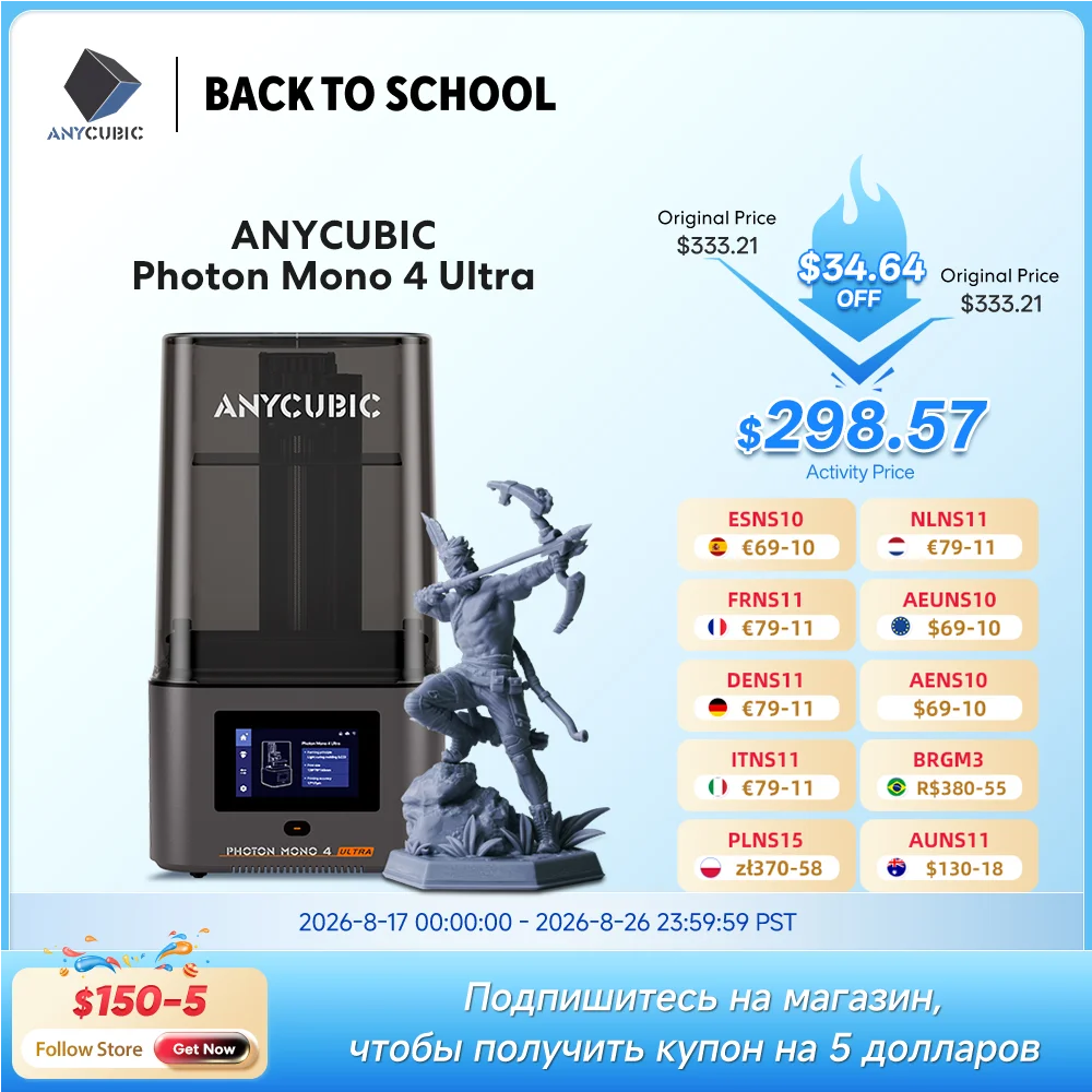 3D Printing Uv Sensitive Resin - ANYCUBIC Photon Mono 4 Ultra LCD