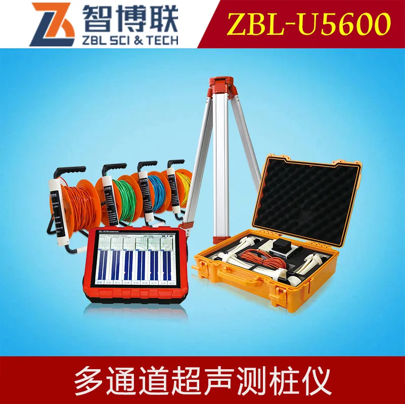 ZBL-U5600 Multi-channel Ultrasonic Pile Measuring Instrument Nondestructive Explorer Ultrasonic Internal Flaw Detector