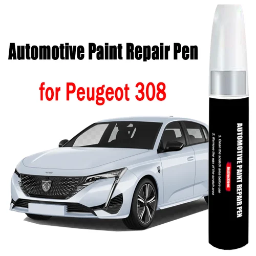 Bolígrafo de reparación de pintura automotriz para Peugeot 308, bolígrafo de retoque, eliminador de arañazos, accesorios para el cuidado de la pintura del coche