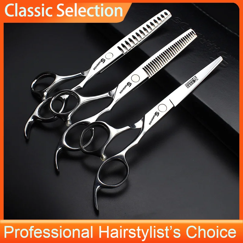 6/6.5 Inch Scissors Japan Professional Hairdressing Scissors Barber Sharp Hair Cutting Shears Thinning Clippers Hair Cutting