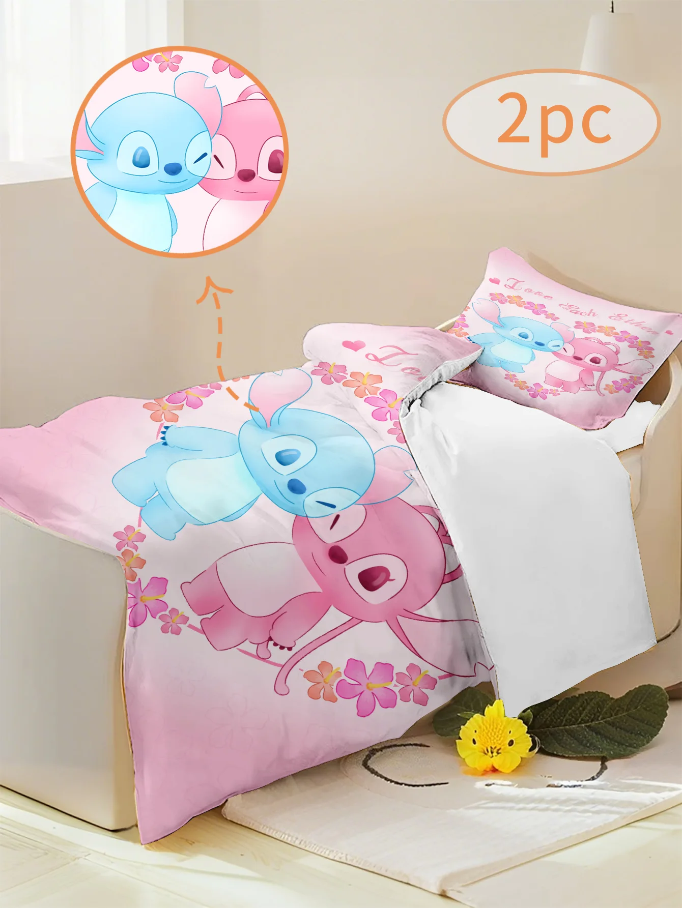 

Stitch Baby/child Duvet Cover Set Bedding Comforter Sets 3D Children'S Bedding Set 2-Piece Maternity and baby bedding