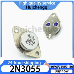 5PCS Genuine 2N3055 Gold Sealed TO-3 15A 100V 115W High-power Transistor
