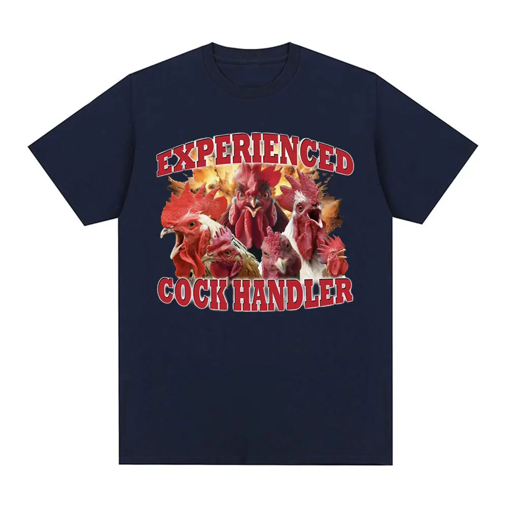 معالج الديك الخبرة تي شيرت مع مثيرة للاهتمام عاشق الدجاج مروحة نمط تي شيرت 2025 الصيف الرجال المرأة القطن تي شيرت #2