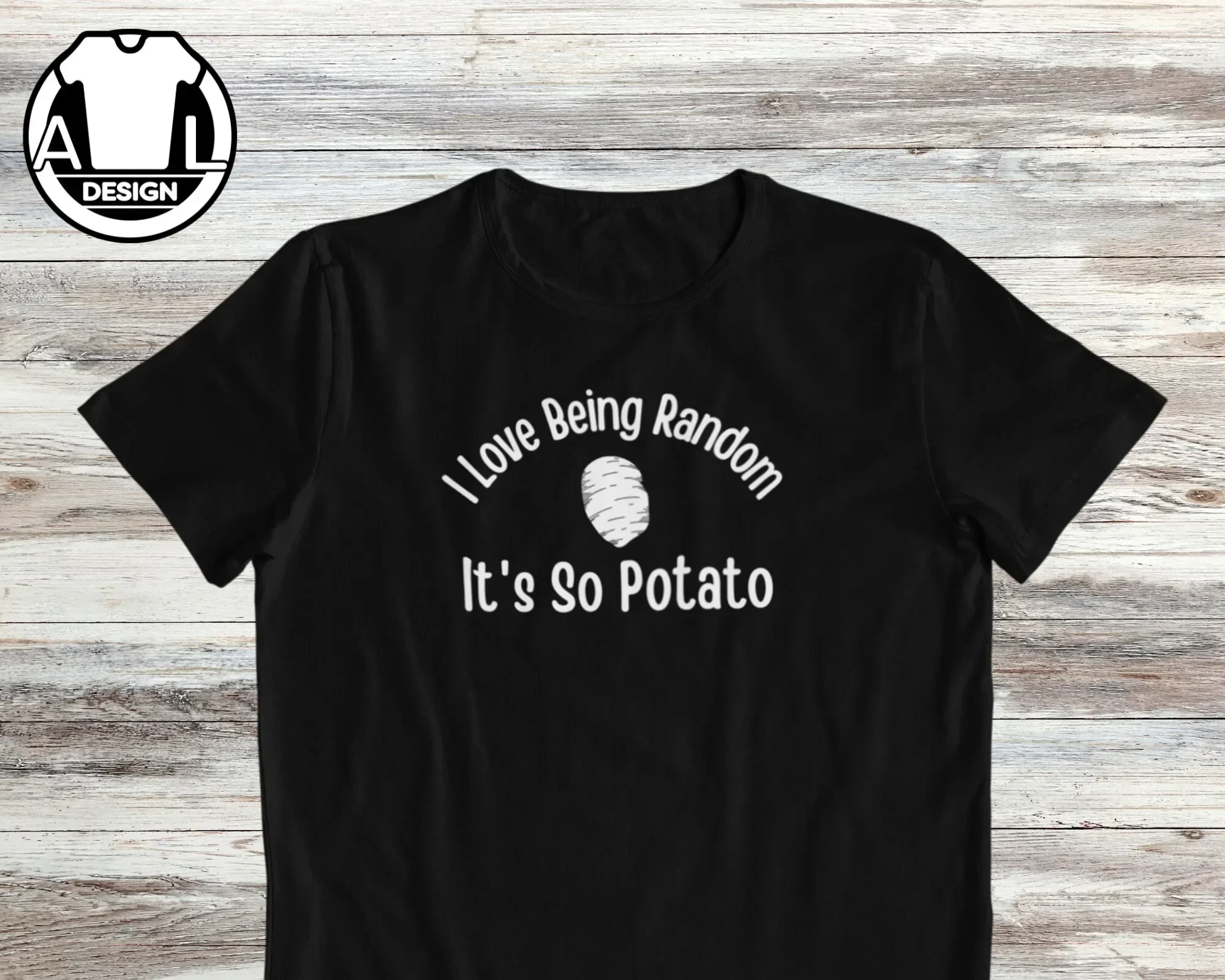 Sarcasm shirt funny T shirts hipster clothing saying potato prinT