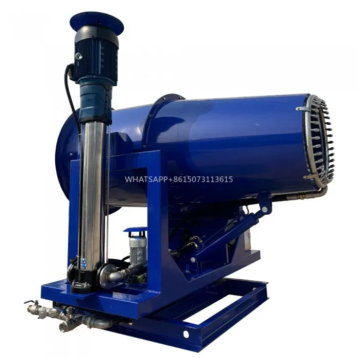 Specifiche complete Macchina per la soppressione della polvere Macchina per cannoni a nebbia Attrezzatura per macchine agricole Cannone spruzzatore per asta agricola