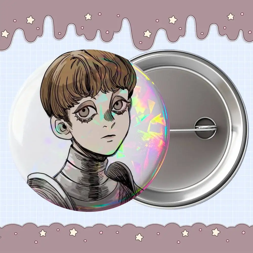 HOT F-Fear and Hunger GAME Badge on Backpack Clothes decoration Tinplate Round Brooch Funny Custom Gifts for Friend