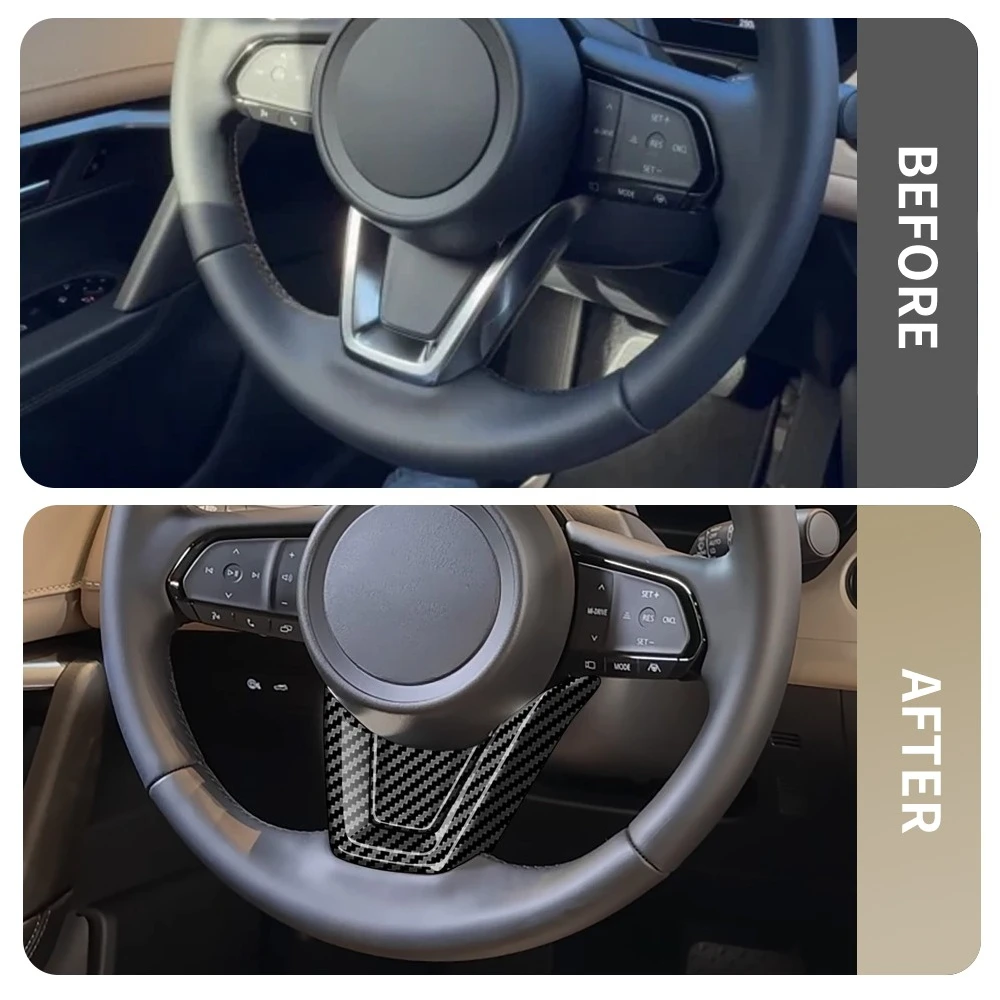 

For Mazda CX-5 2026-2028 Car Steering Wheel Lower Trim Cover Anti Scratch Wearproof Interior ProtectiveModification Accessories