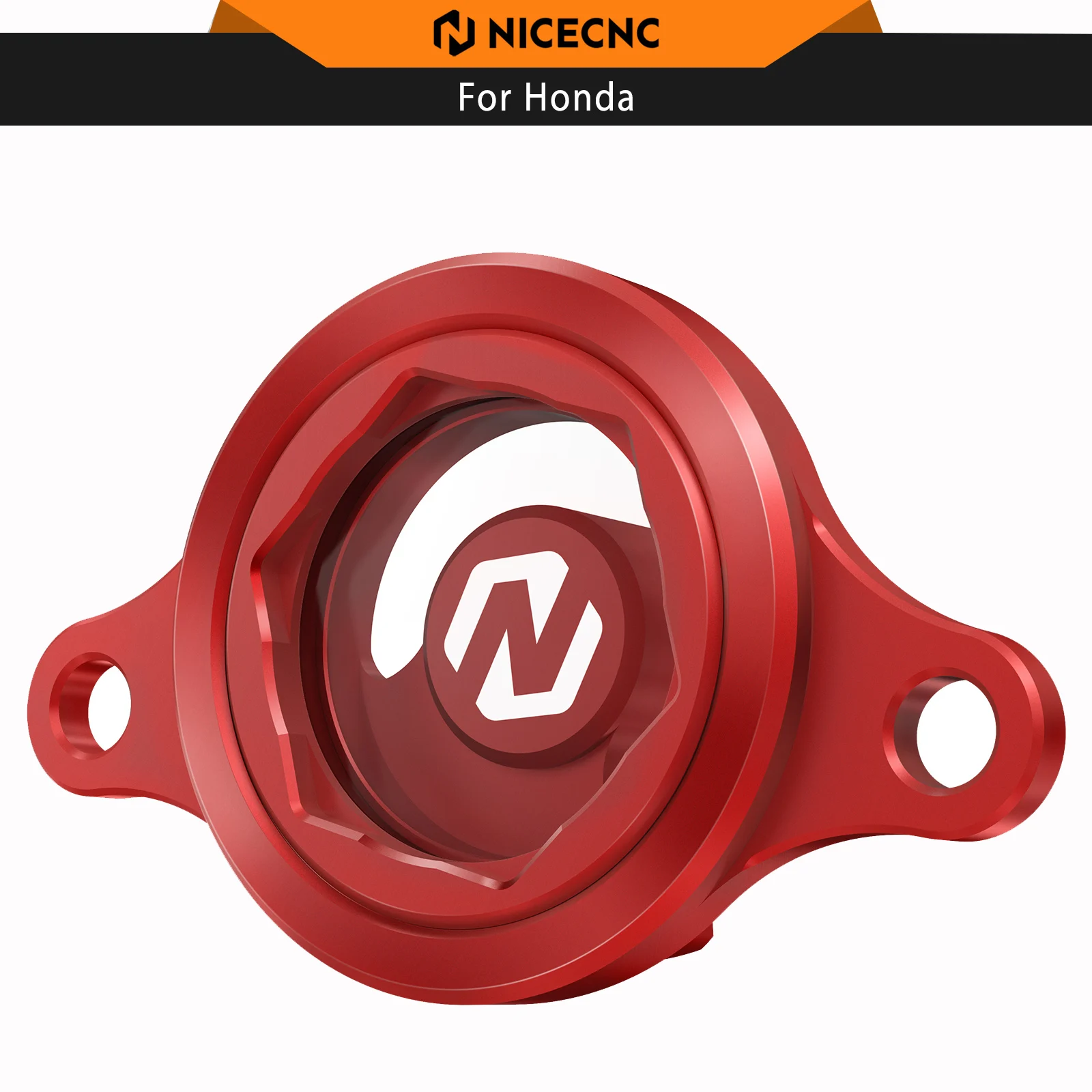NICECNC Transparent Engine Oil Filter Cover Cap For Honda CRF450R CRF 450R 450 R 2009-2016 2015 2014 Aluminum Alloy Motorcycle