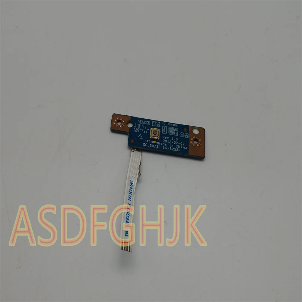 Original For Dell Vostro 3560 Power Button Board QCL20/30 LS-8255P  100% Test  Good
