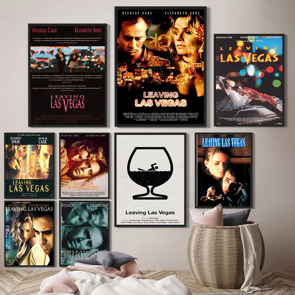 

Leaving Las Vegas Drama Film Art Print Poster Video Room Cinema Wall Stickers Movie Canvas Painting Decor