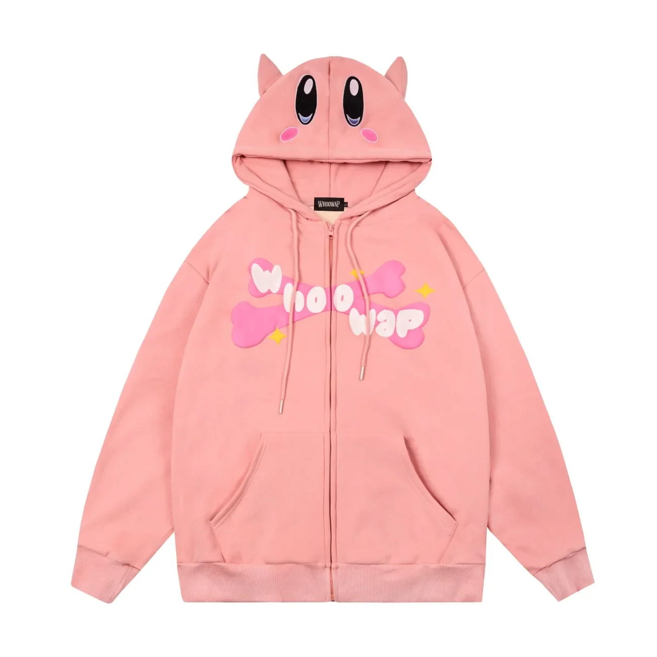 

American Sweet Demon Hoodies Women Loose Plush Oversize Devil Horn Sweater Y2k Kawaii Clothes Harajuku Goth Streetwear Women