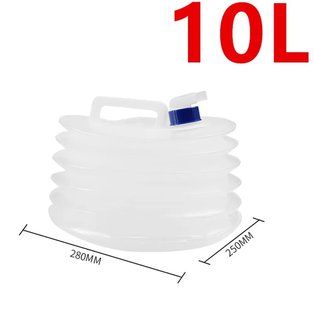 5/10/15L Folding Water Bucket Large Capacity with Faucet Car Water Tank Reusable Water Bag