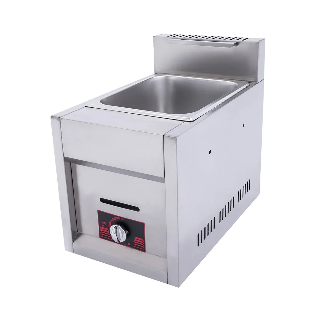 l l #   Friteuse à gaz de 6 litres-industriel Fort Puissanc Chips bananes plantain Frymaster Plaque Friteuse A Gaz Pro
