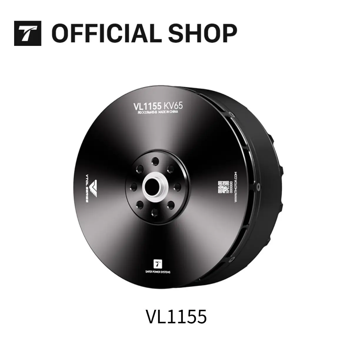 

T-MOTOR VL1155 Бесщеточный двигатель дрона VTOL дальнего действия с системой опорного дрона высотой 57 кг для самолетов с неподвижным крылом