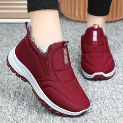 Winter Women's Snow Boots Warm Fur Ankel Boots Antislip Casual Plush Women Shoes Platform Fashion Plus-size Women Boots Mujer