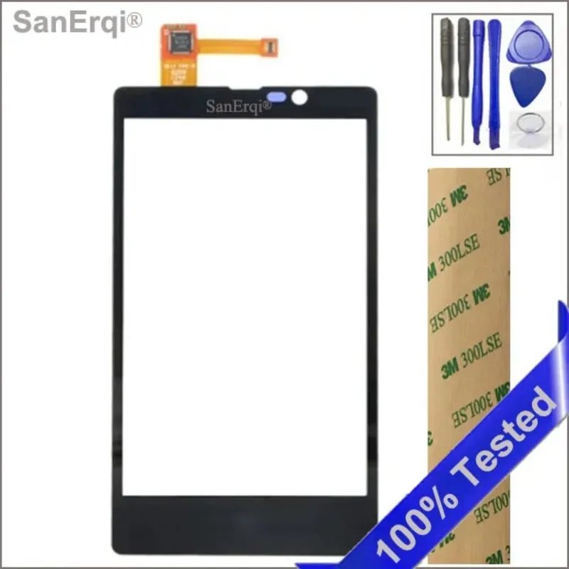 Tela Sensível ao Toque para Nokia Lumia 820 N820, Painel de Vidro com Sensor Digitalizador e Ferramentas Gratuitas