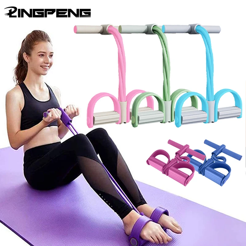 Pedal Resistance Band Elastic Pull Yoga Tension Rope Suitable for Stretching Weight Loss Training for Abdomen, Waist, Arms, Legs