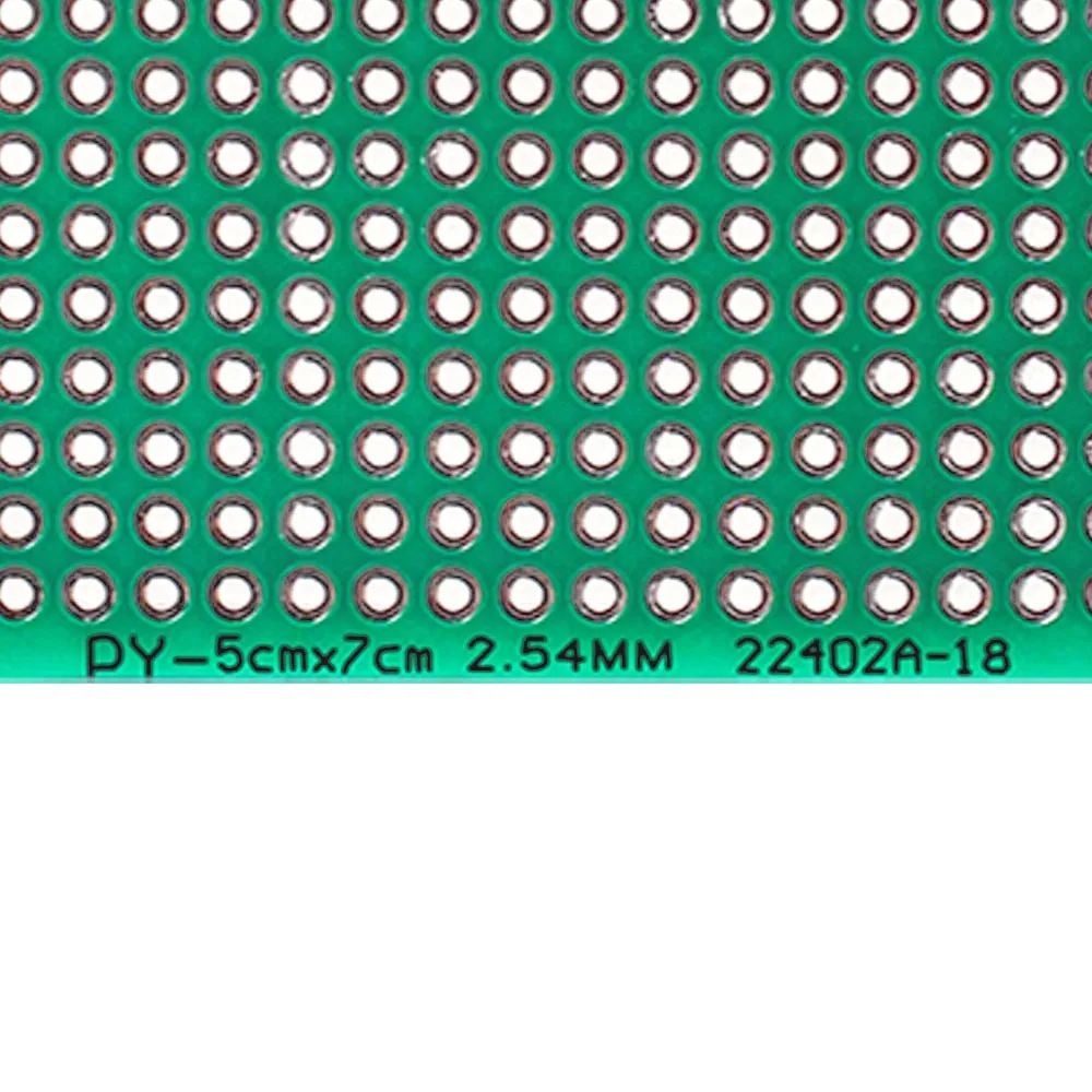 10pcs Double Sided Breadboard Kit 2x8 3x7 4x6 5x7 7x9 10x10 10x15CM Universal PCB Circuit Protoboard Stripboard DIY Electronic